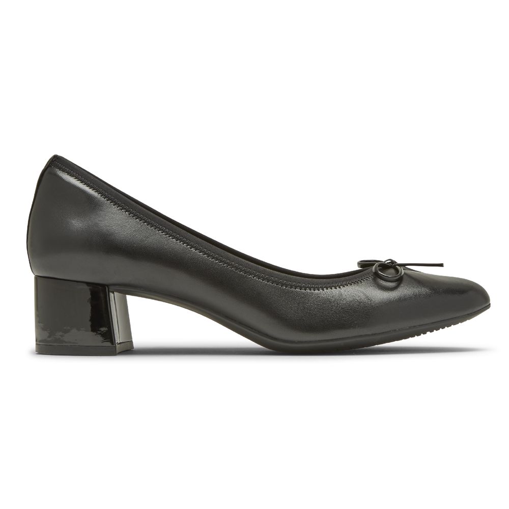 Rockport Canada Total Motion Sydney Bow - Womens Pumps Black (LDH648025)